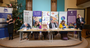The panel at the Disability Hustings event
