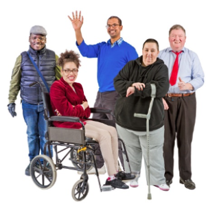 image of a group of people with learning disabilities